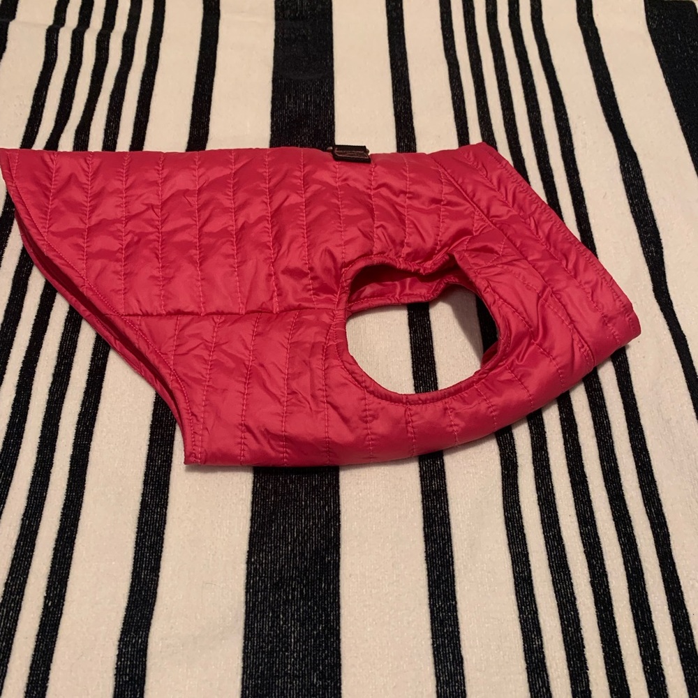 Large Gooby Dog Puffer Vest Pink